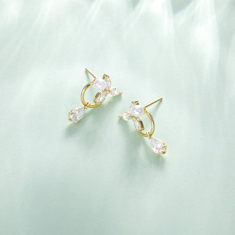 Pearl Flower Earrings | Haus of Portia