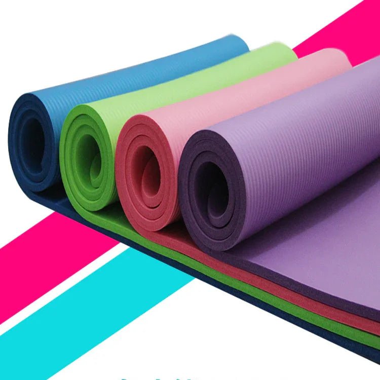 Elegant rolled yoga mats in vibrant colors for mindful practice