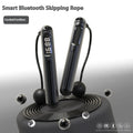 Elegant smart Bluetooth skipping rope with digital display, corded or cordless, for mindful fitness
