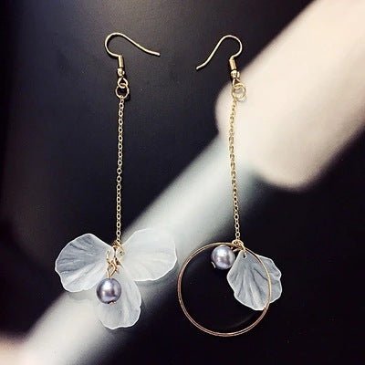 Long flower tassel earrings | Haus of Portia