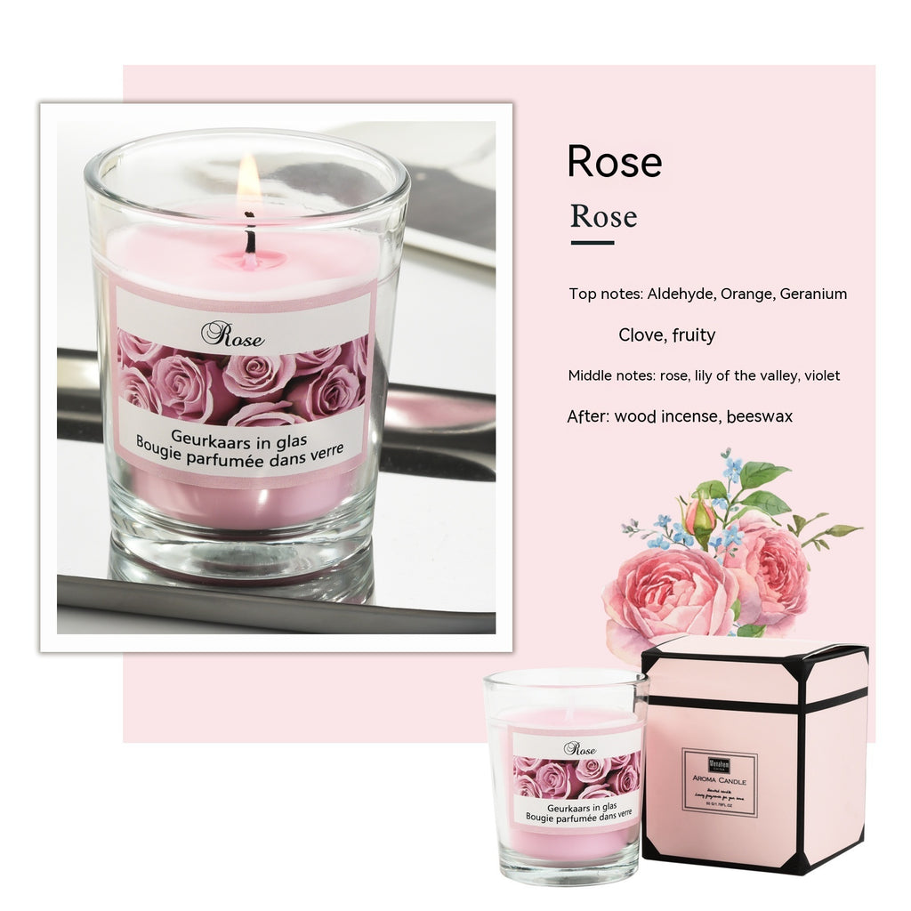 Plant Candles Aromatherapy Glass Romantic Fragrance Haus of Portia