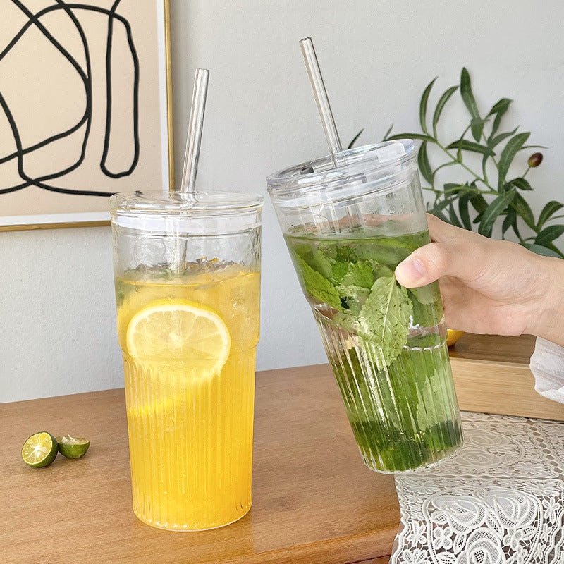 Household Straw Glass Coffee Mug | Haus of Portia