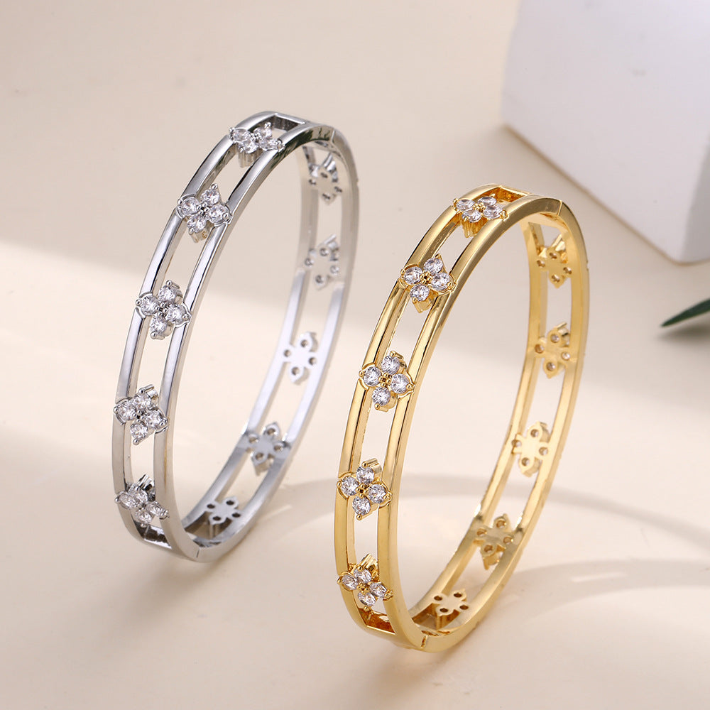 European And American Hollow Women's Simple Bracelet