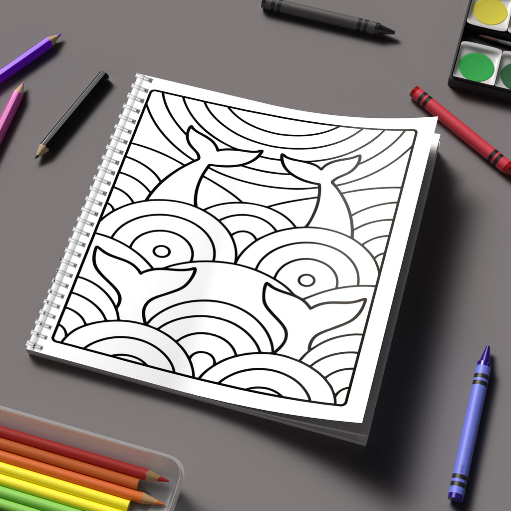 Mindfulness Patterns Bold-easy Coloring Book For Adults | Haus of Portia