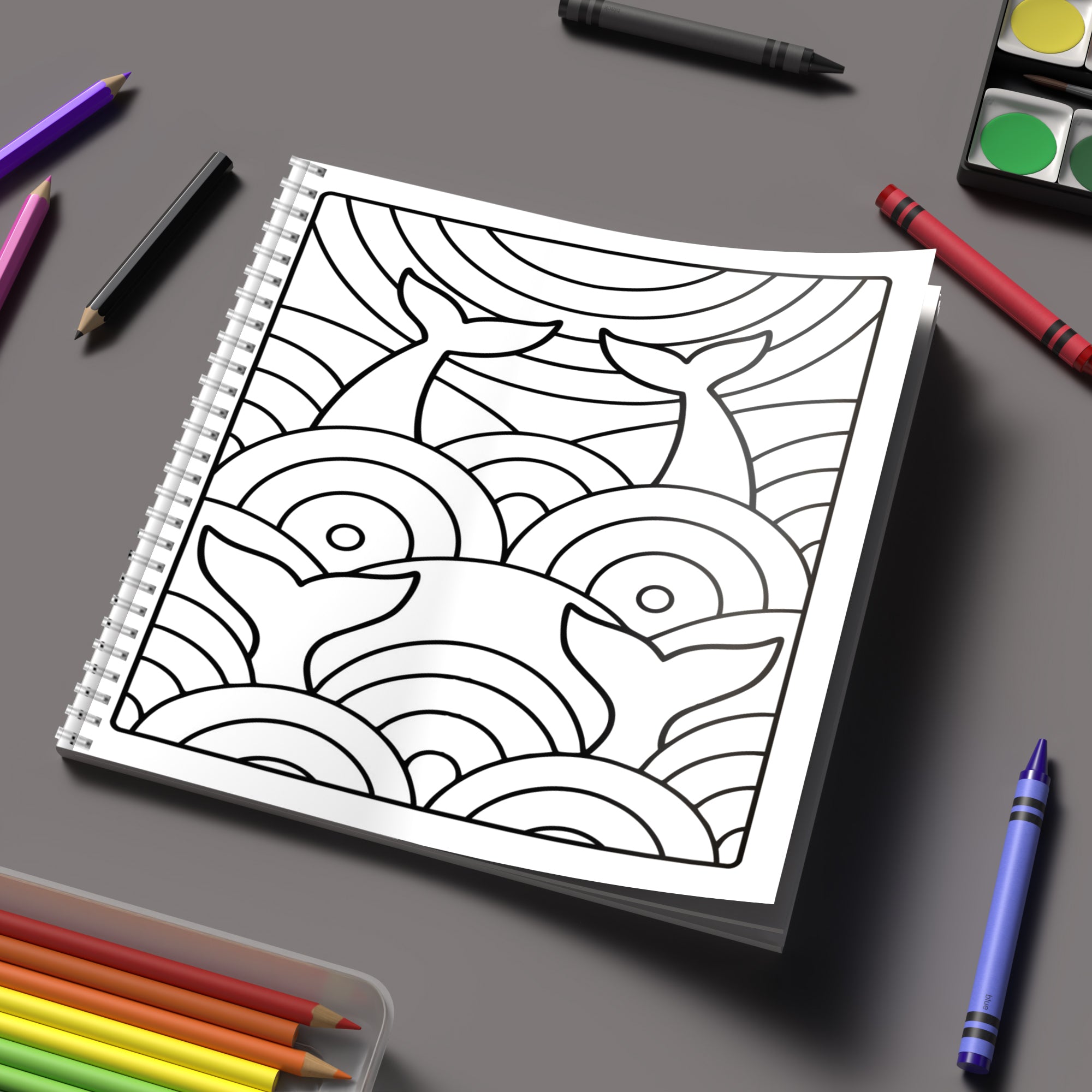 Mindfulness Patterns Bold-easy Coloring Book For Adults | Haus of Portia